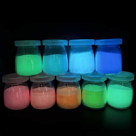 photoluminescent glow powder.